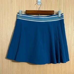 Johnny Was CALME Blue Endurance Tennis Skort, Size Large (v)